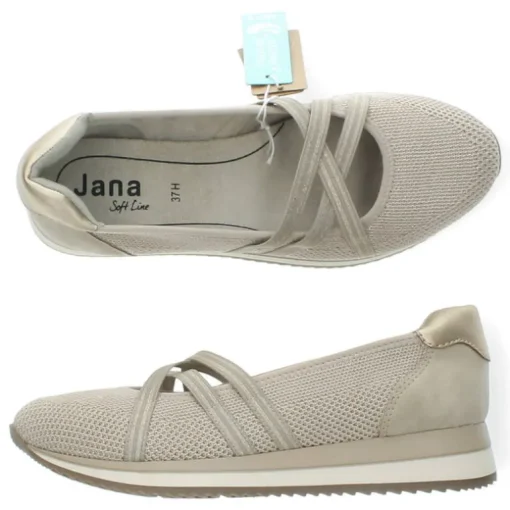 Beige instappers