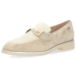 Beige loafers