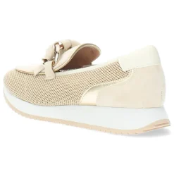 Beige loafers