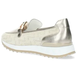 Beige loafers