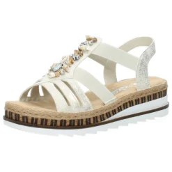 Beige sandalen
