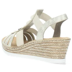 Beige sandalen