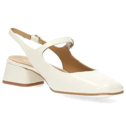 Beige slingbacks