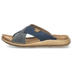 Blauwe slippers
