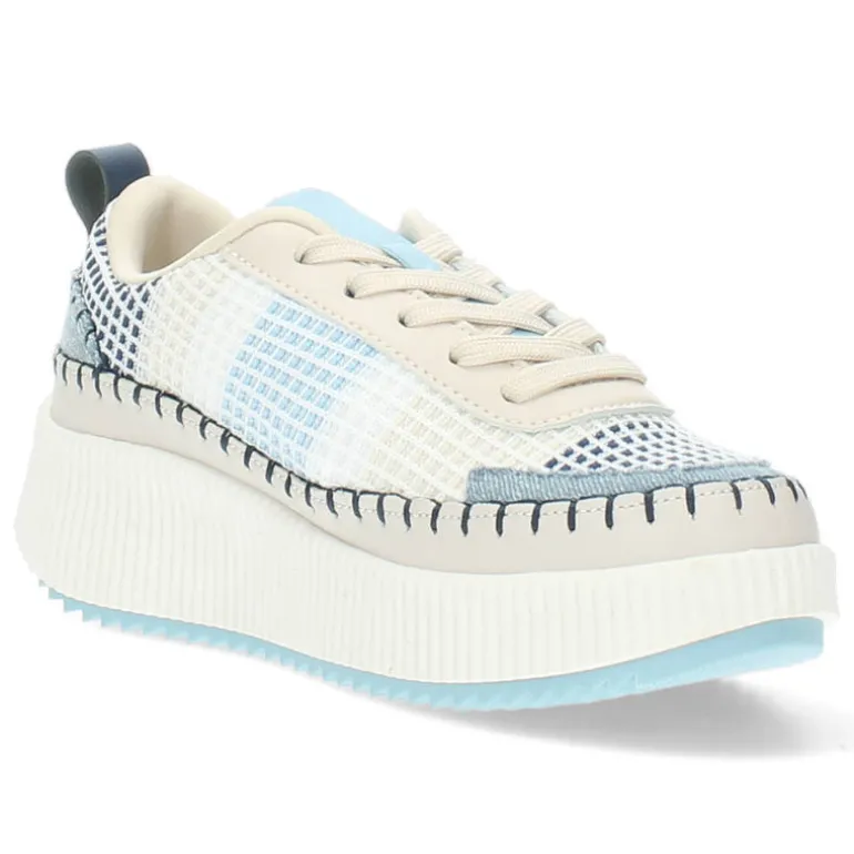 Blauwe sneakers