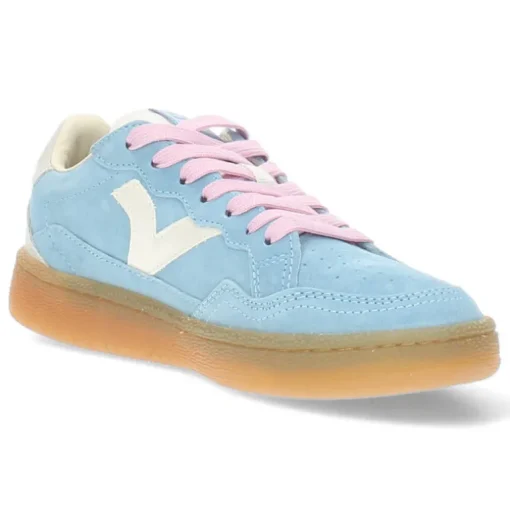 Blauwe sneakers