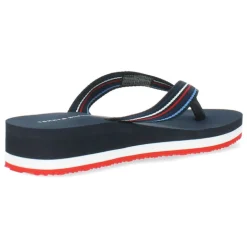 Blauwe teenslippers