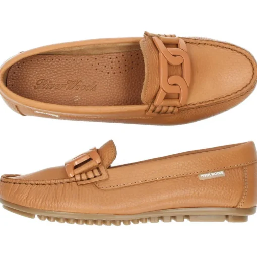 Cognac mocassins