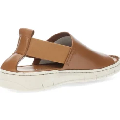 Cognac sandalen