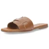 Cognac slippers