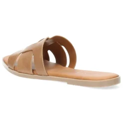 Cognac slippers