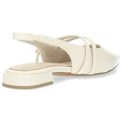 Crèmekleurige slingbacks