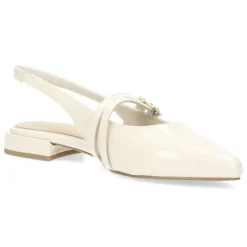 Crèmekleurige slingbacks