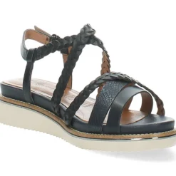 Donkerblauwe sandalen
