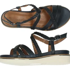 Donkerblauwe sandalen