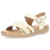 Ecru sandalen