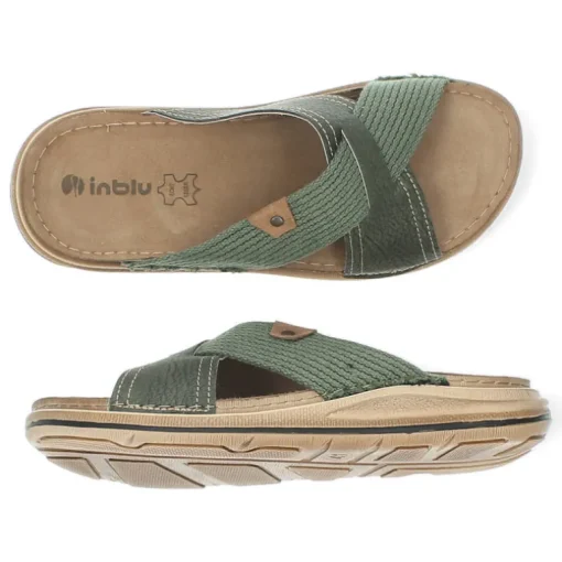 Khaki slippers