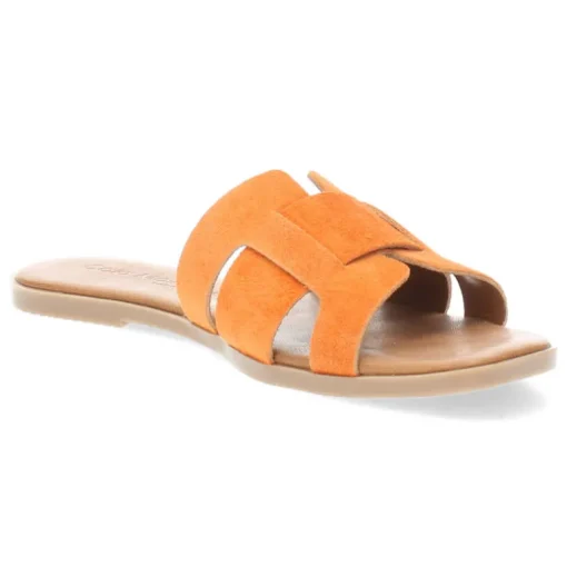 Lichtoranje slippers