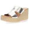 Metallic gouden slippers