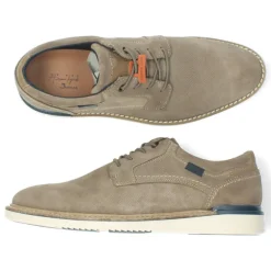 Taupe veterschoenen