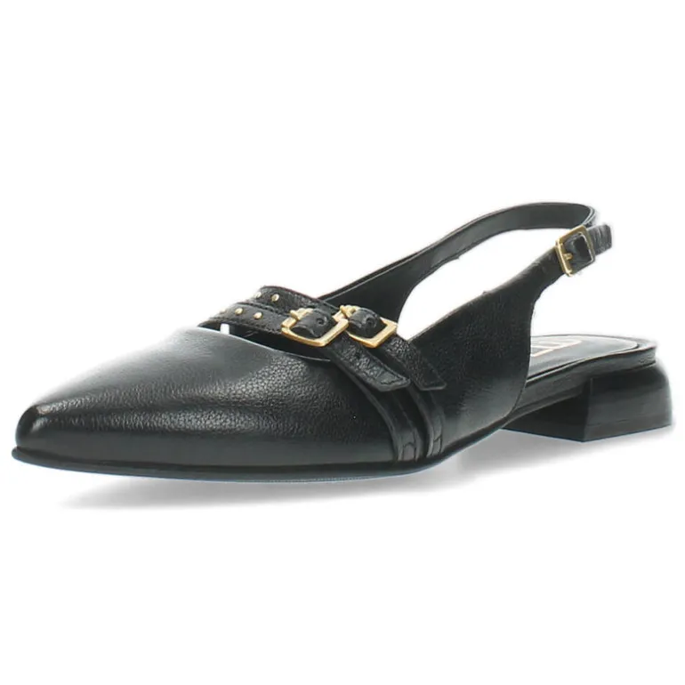 Zwarte slingbacks