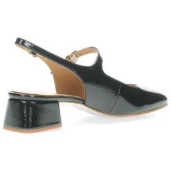 Zwarte slingbacks