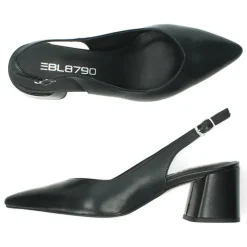 Zwarte slingbacks