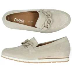 Beige loafers