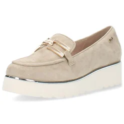 Beige loafers
