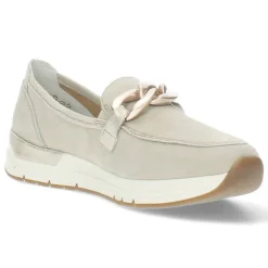 Beige loafers