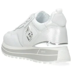 Beige plateau sneakers