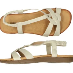 Beige sandalen