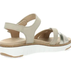 Beige sandalen