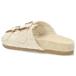 Beige slippers
