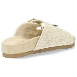 Beige slippers