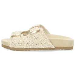 Beige slippers