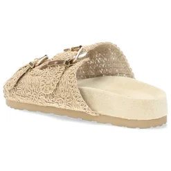 Beige slippers