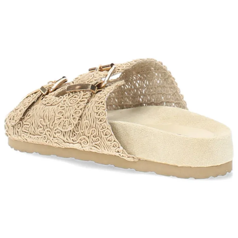 Beige slippers