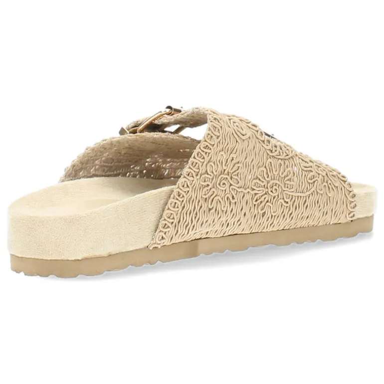Beige slippers