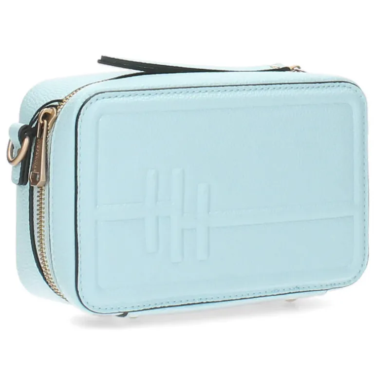 Blauwe crossbody