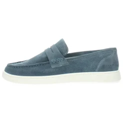Blauwe loafers