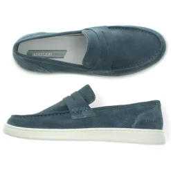 Blauwe loafers