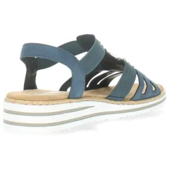 Blauwe sandalen