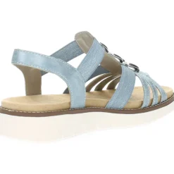 Blauwe sandalen