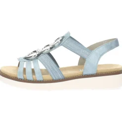 Blauwe sandalen