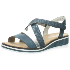 Blauwe sandalen