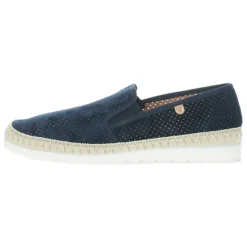Blauwe slip-ons