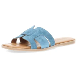 Blauwe slippers