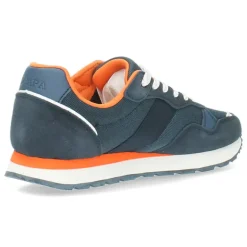 Blauwe sneakers