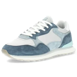 Blauwe sneakers